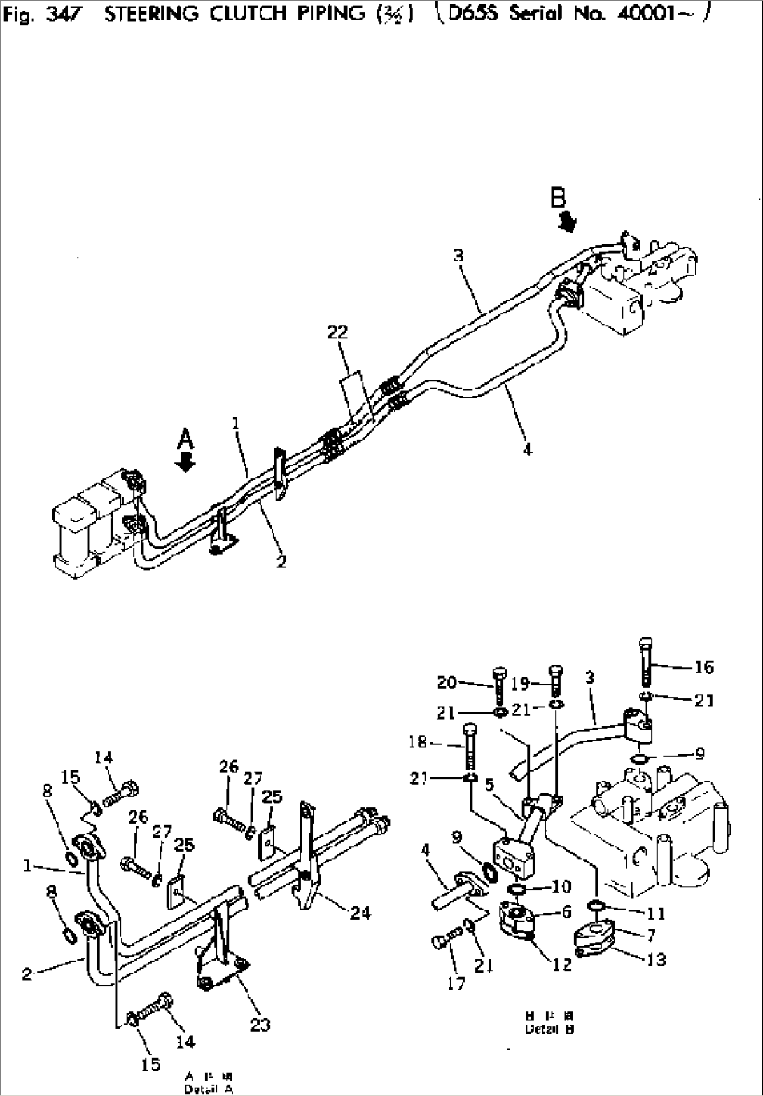 STEERING CLUTCH PIPING (2/2)