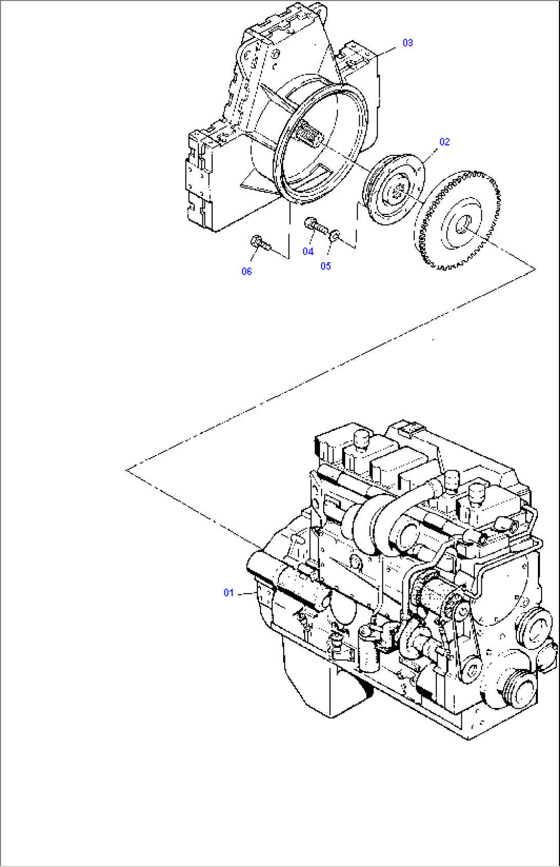 Drive Arrangement (Cummins-Engine)