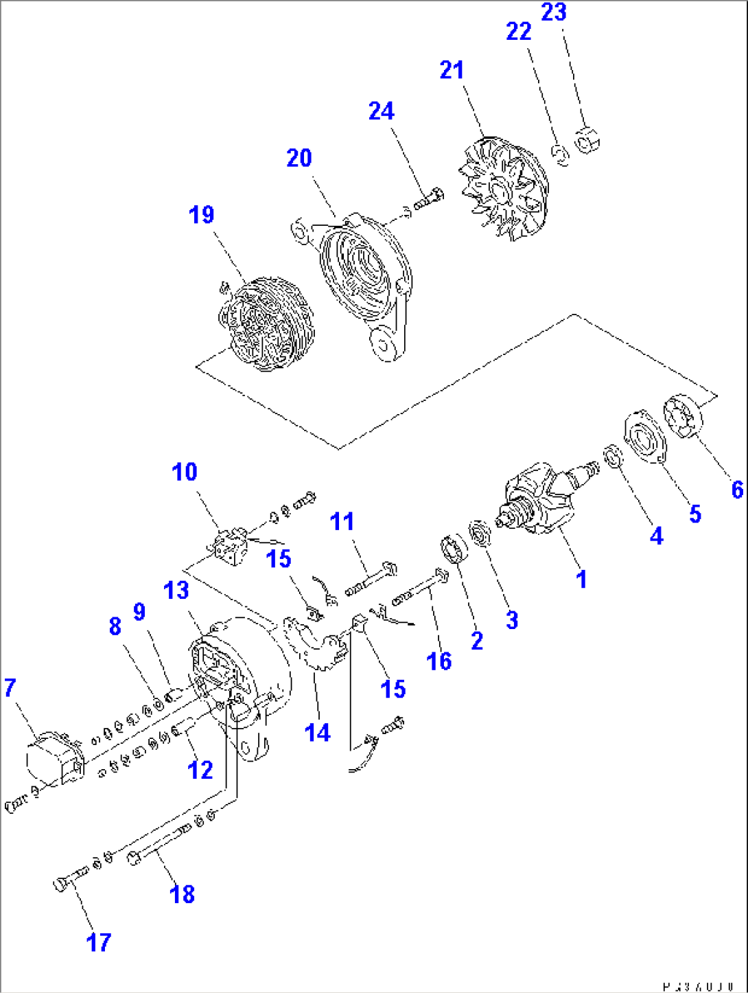 ALTERNATOR (25A)(#10001-20188)