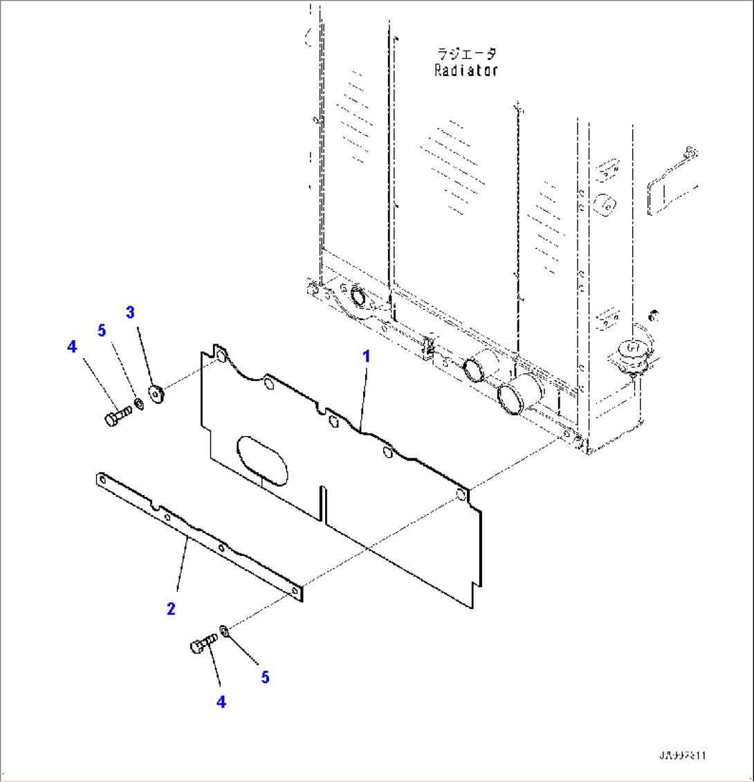Radiator, Sheet (#80001-)