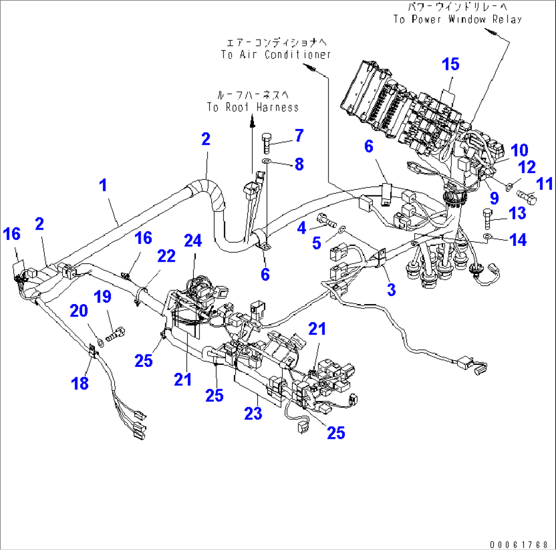 FLOOR (FLOOR WIRING)(#2611-)