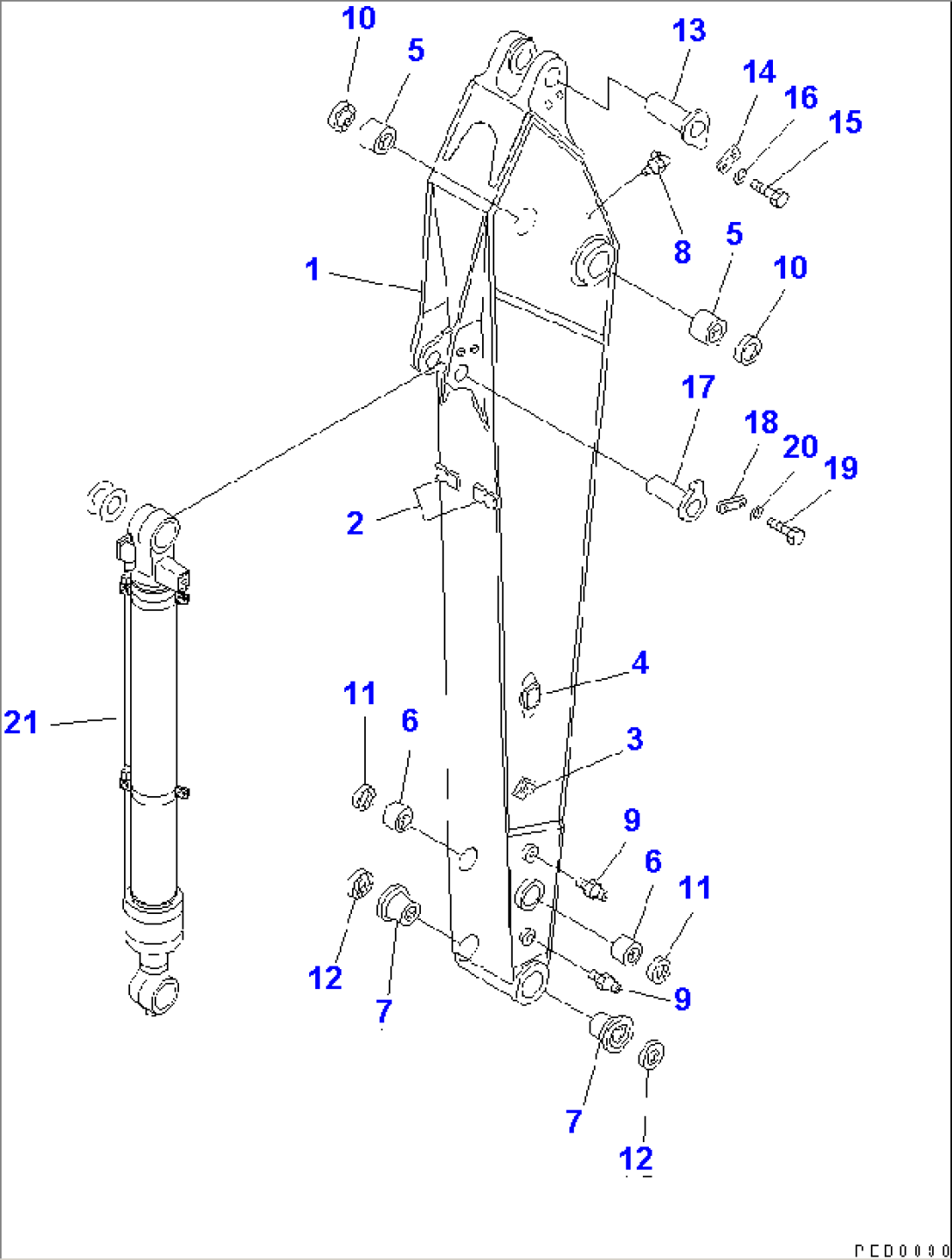 ARM (3.05M) (HEAVY DUTY) (FOR ADDITIONAL PIPING)