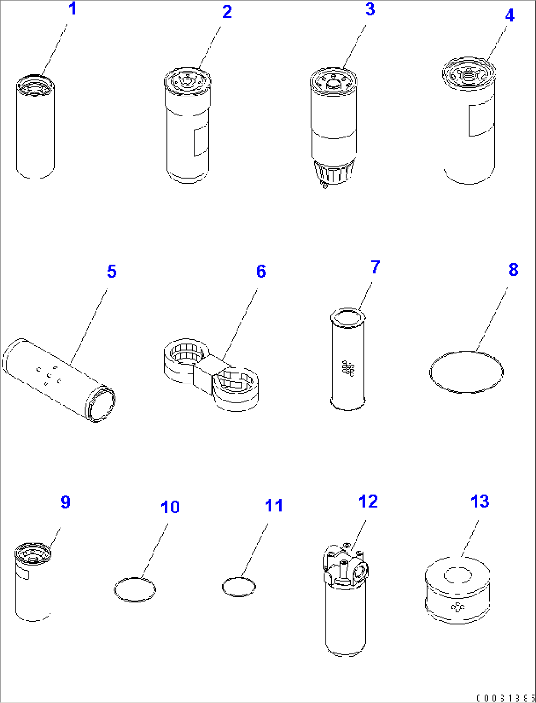 SPARE PARTS(#60001-60025)