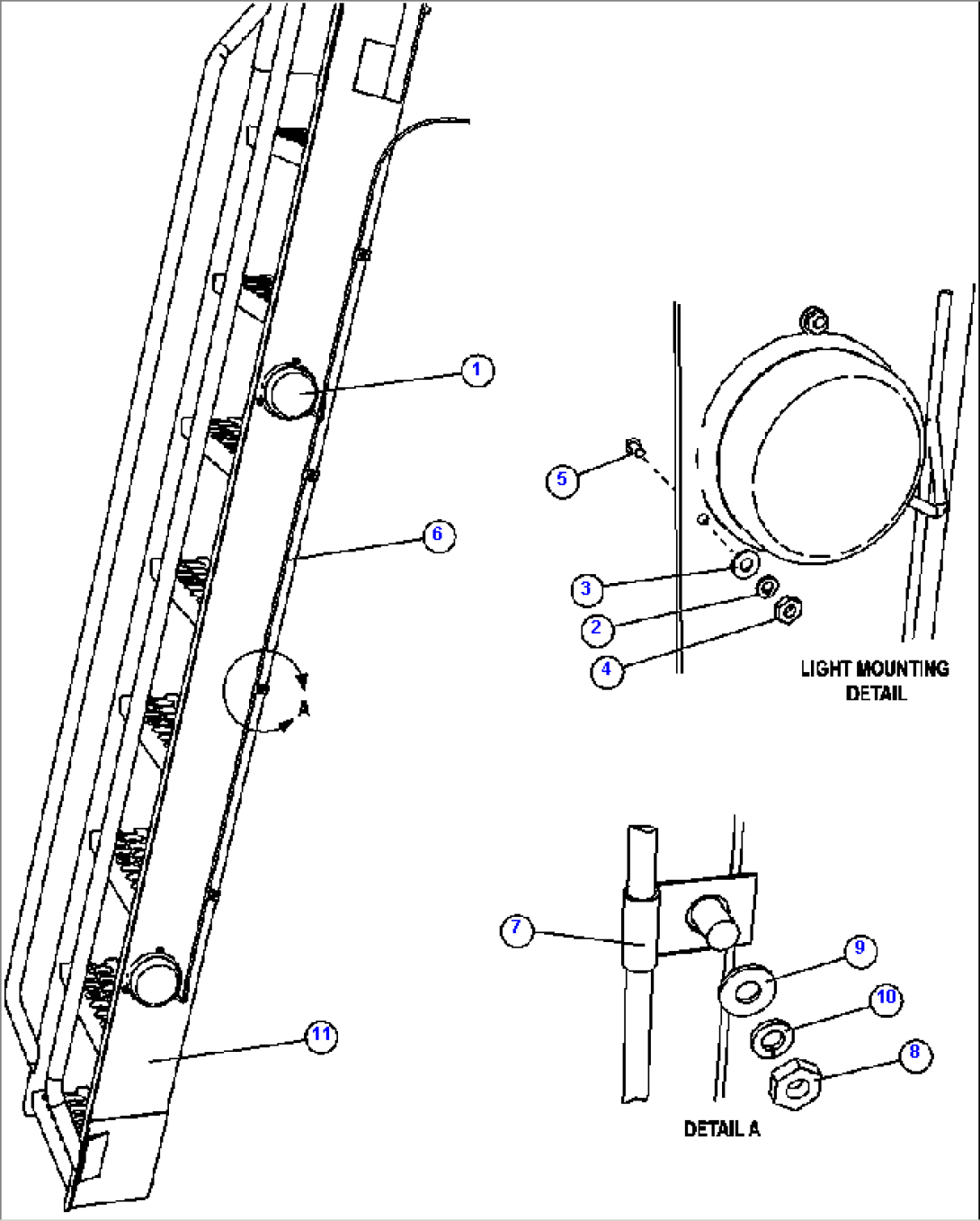 R.H. LADDER ASSEMBLY