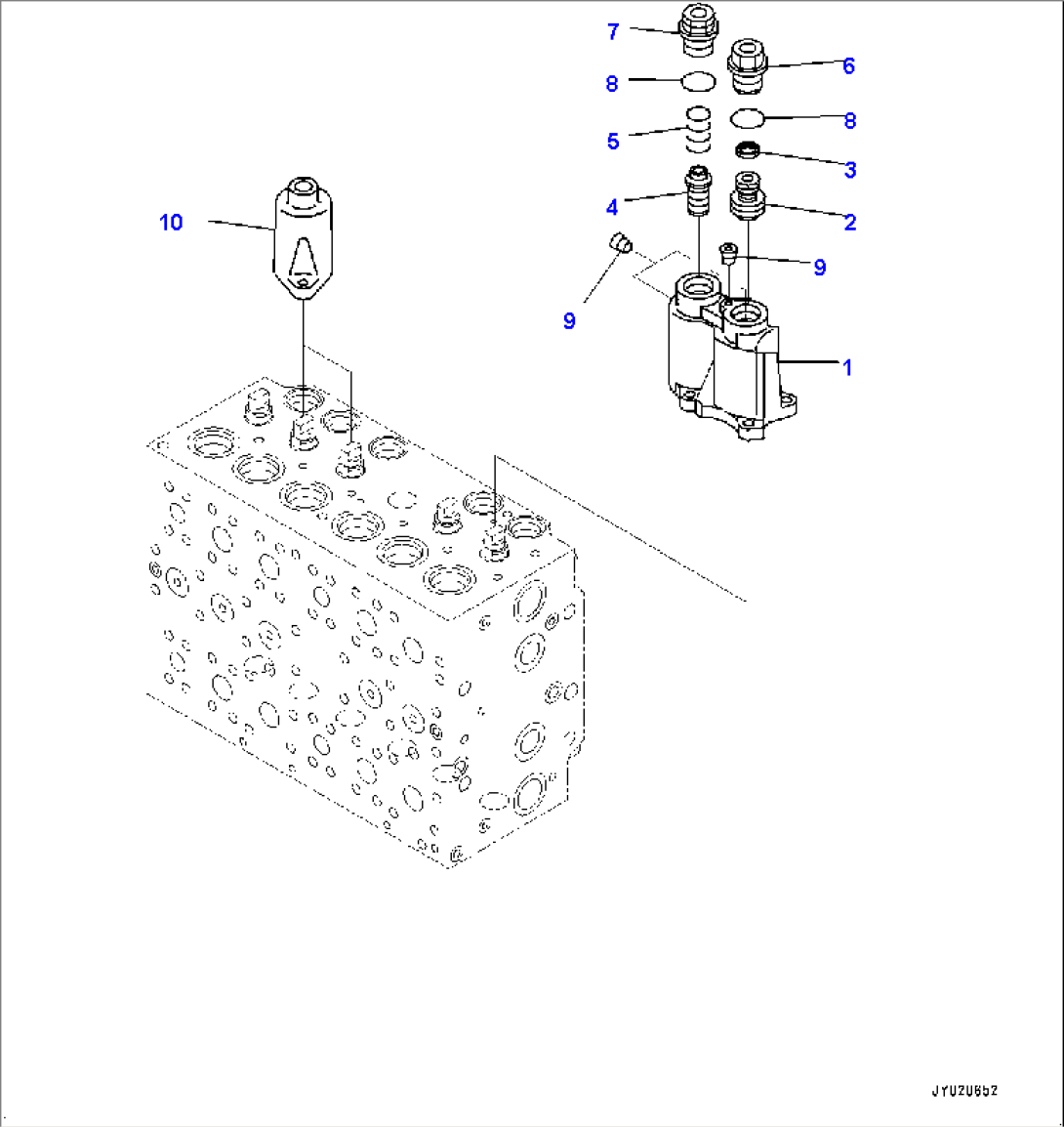 Control Valve, Inner Parts (3/20) (#50001-)
