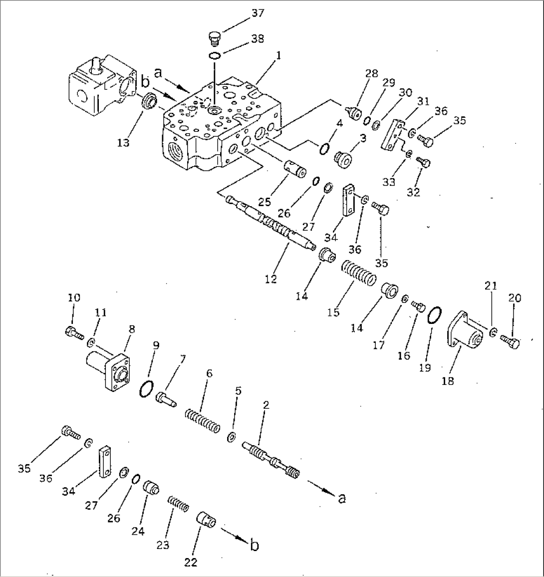 STEERING DEMAND VALVE (1/3)(#10001-19999)