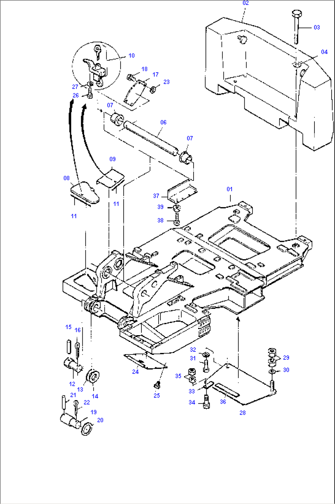 Platform with Counterweight