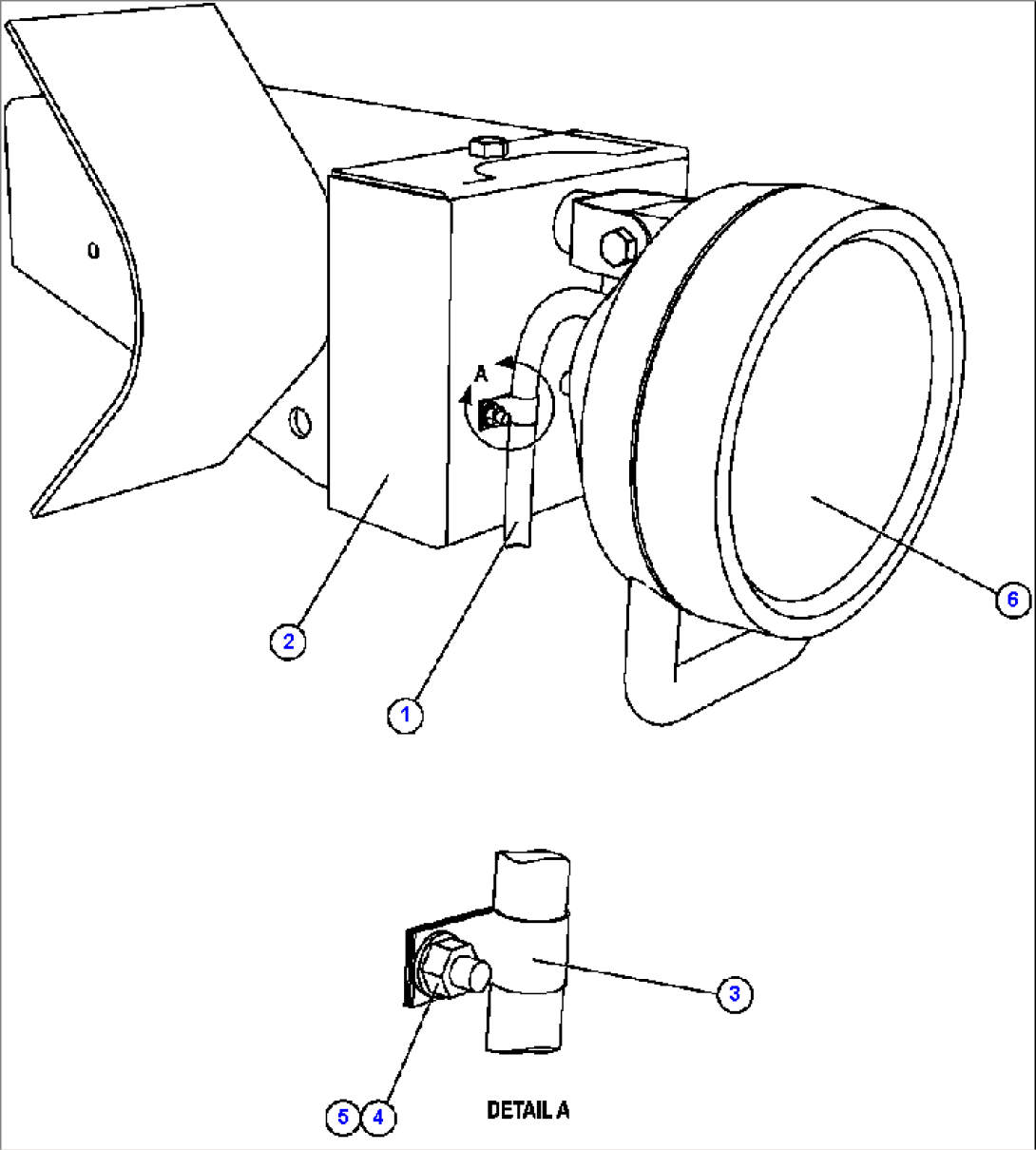 AXLE HOUSING PORTABLE LIGHT (EK2368)