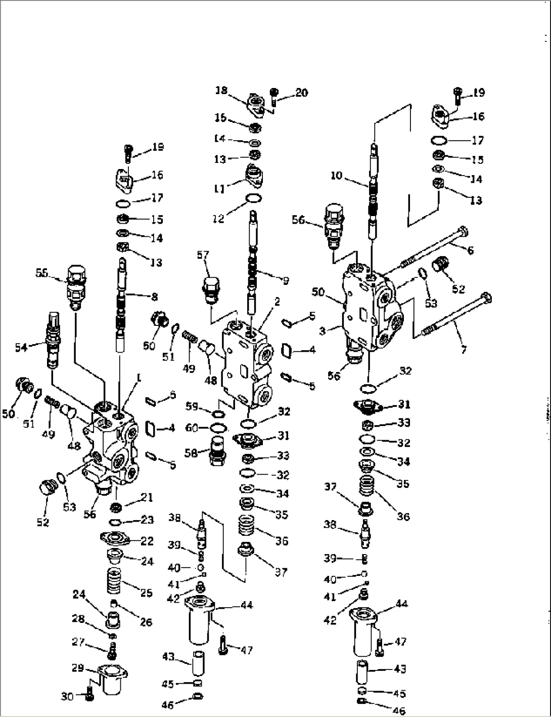 HYDRAULIC CONTROL VALVE (1/2) (FOR 3-POINT HITCH)