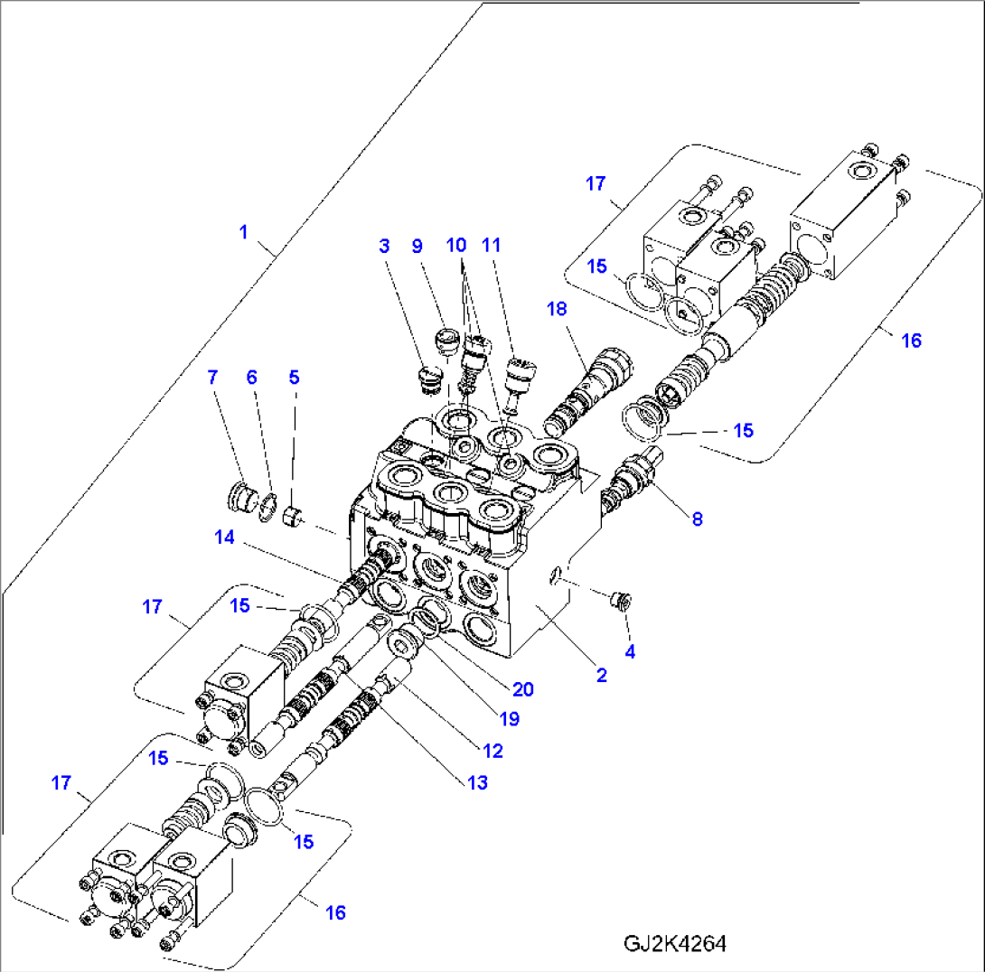 CONTROL VALVE, EXECUTION 1