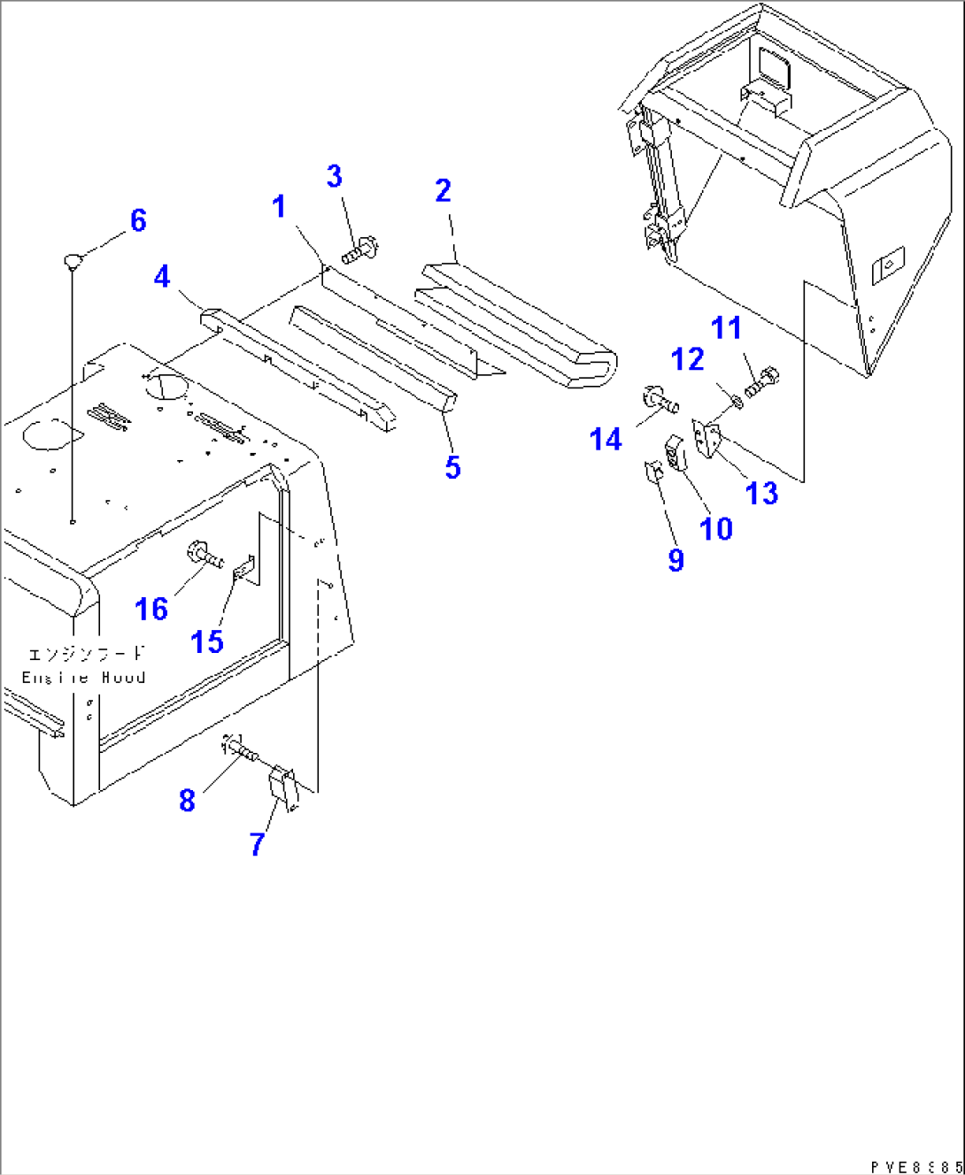 HOOD (NOISE ABATEMENT PARTS) (SUPER SILENT SPECIAL SPEC.)