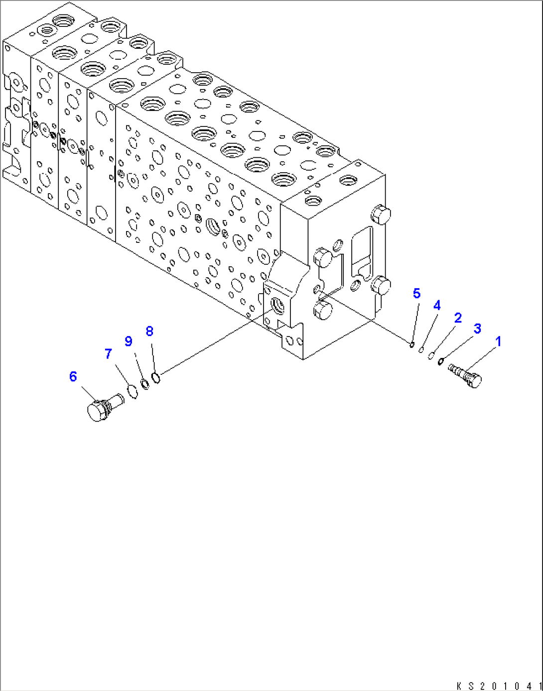 MAIN VALVE (2-ACTUATOR) (11/25) (#K50500-)