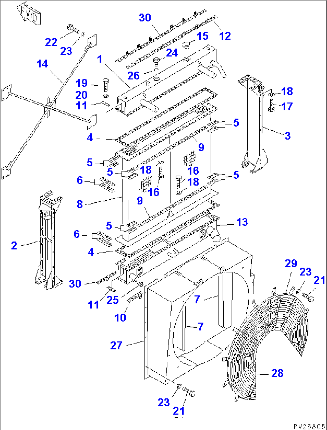 RADIATOR (1/2) (RADIATOR ASS