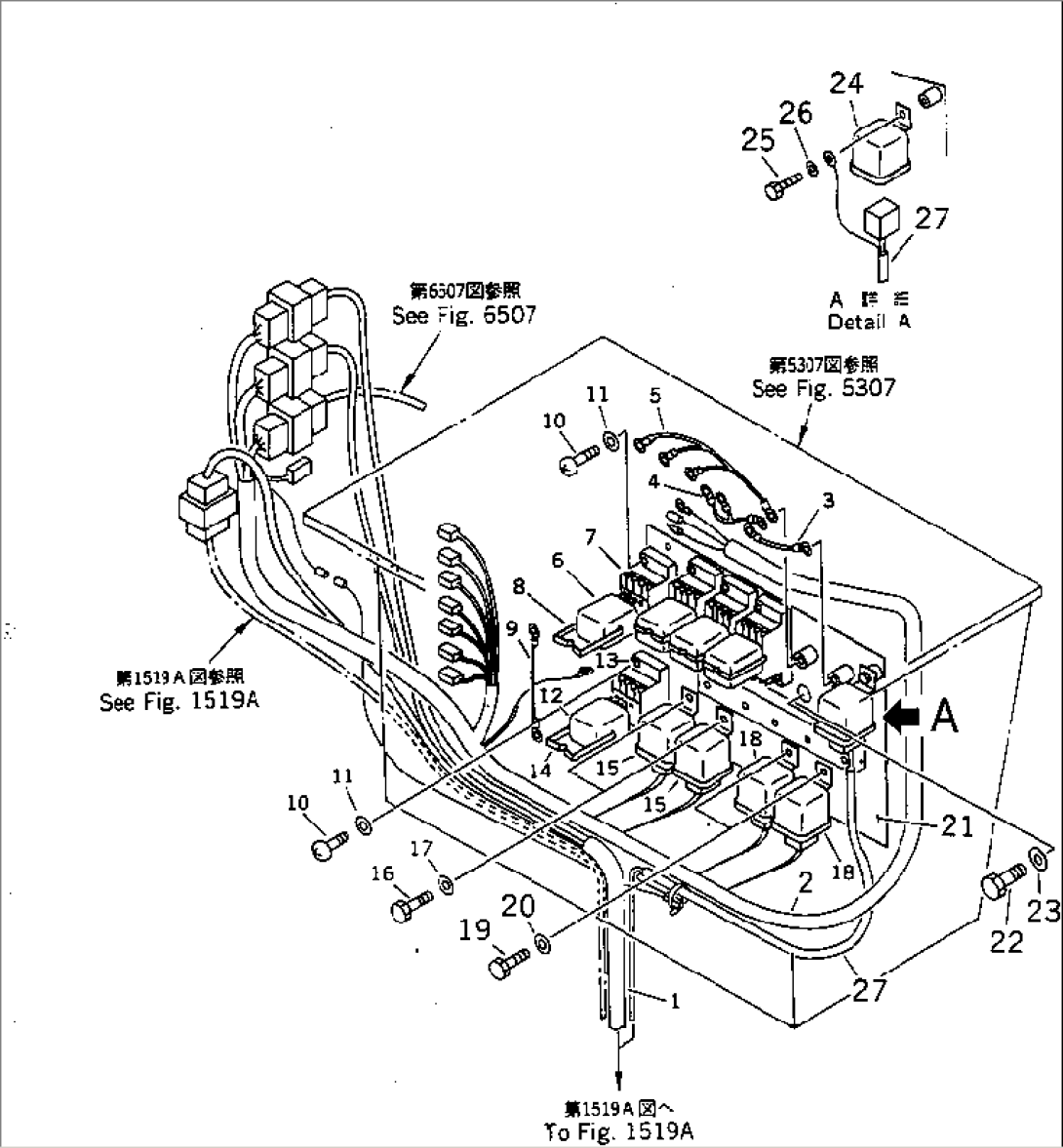 ELECTRICAL SYSTEM (RELAY BOX¤ R.H.)(#10003-)