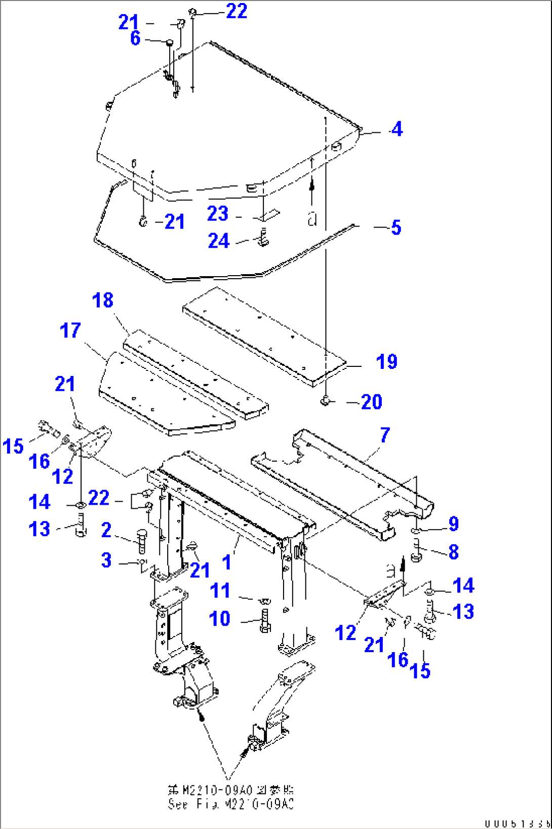 ROPS GUARD (WITHOUT CAB)(#69103-)