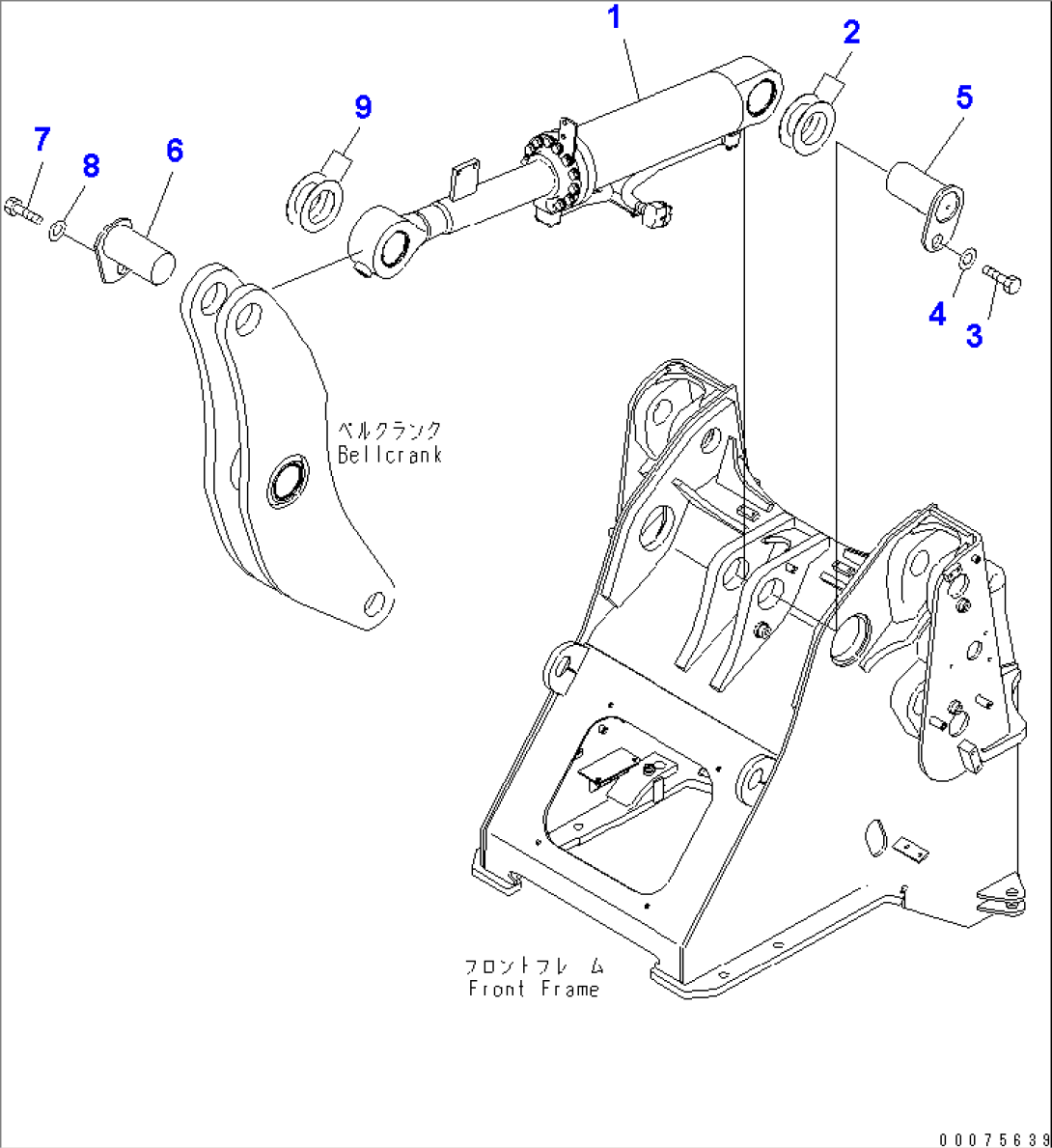 BUCKET CYLINDER (MOUNTING PARTS)