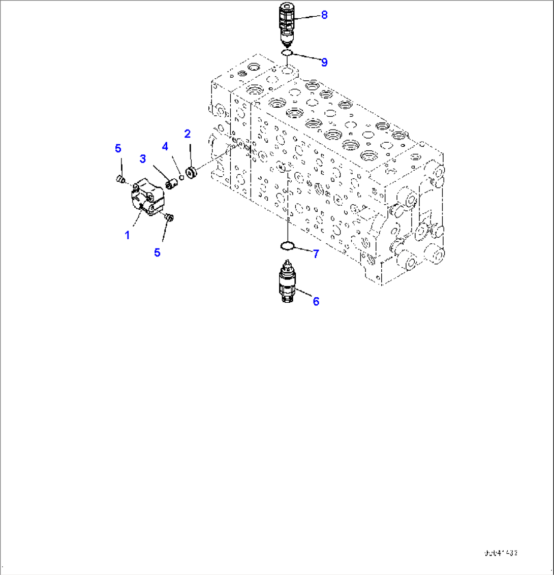 Main Control Valve, Inner Parts, Control Valve (20/21)