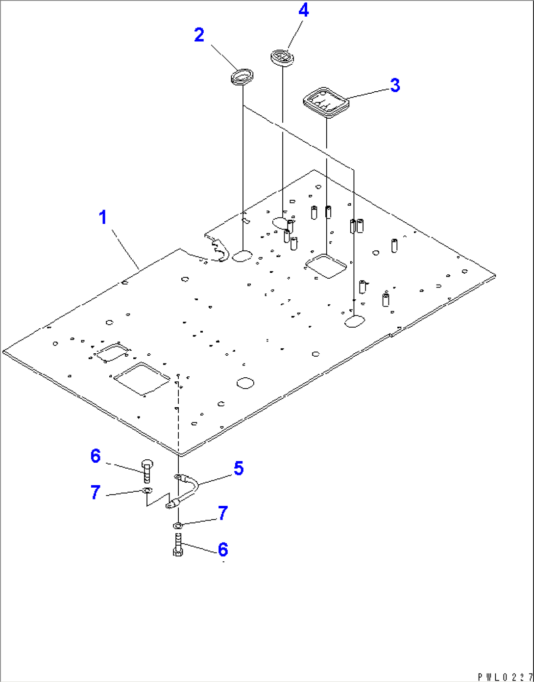 FLOOR FRAME (FOR HIGH CAB)