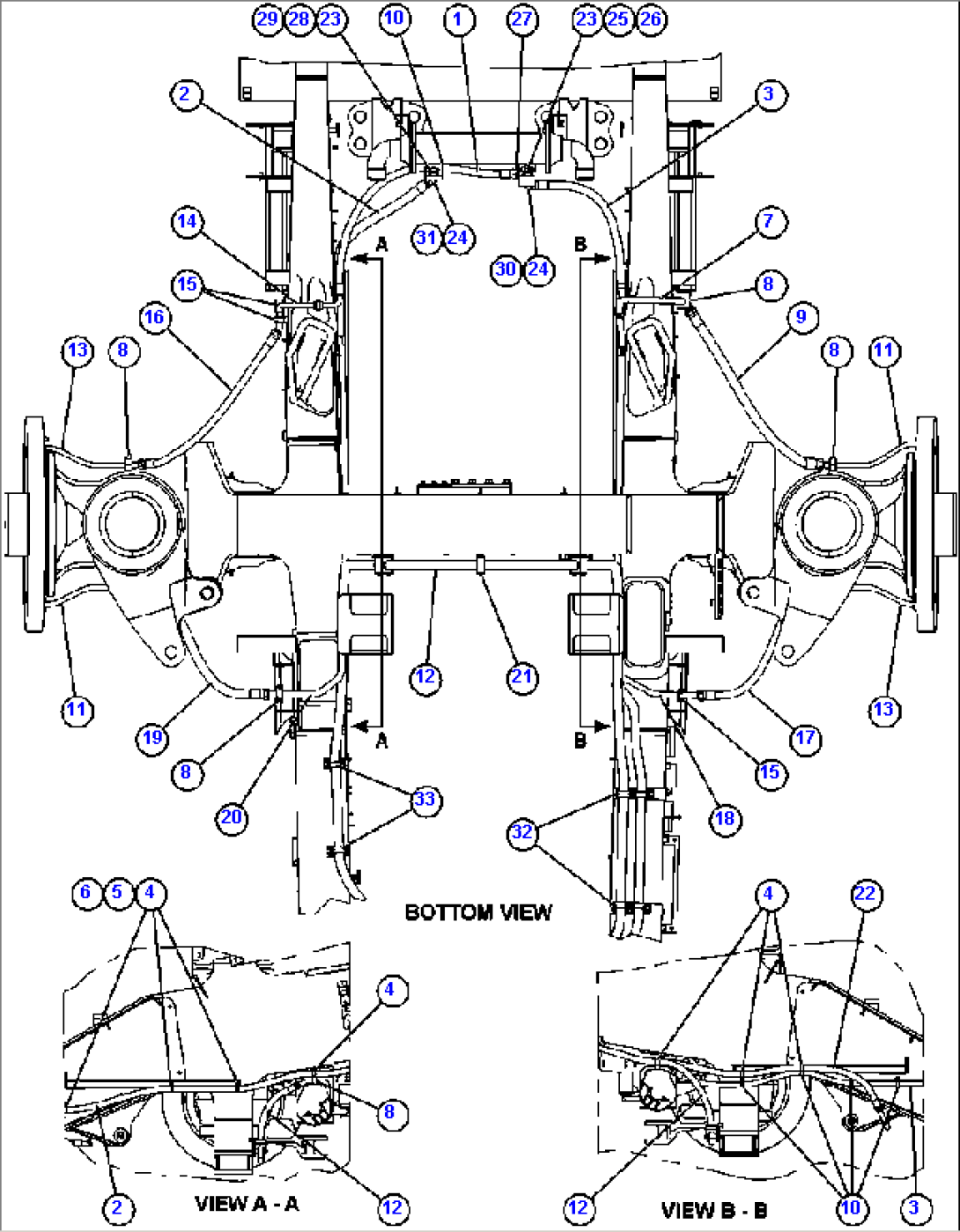 BRAKE COOLING PIPING - FRONT