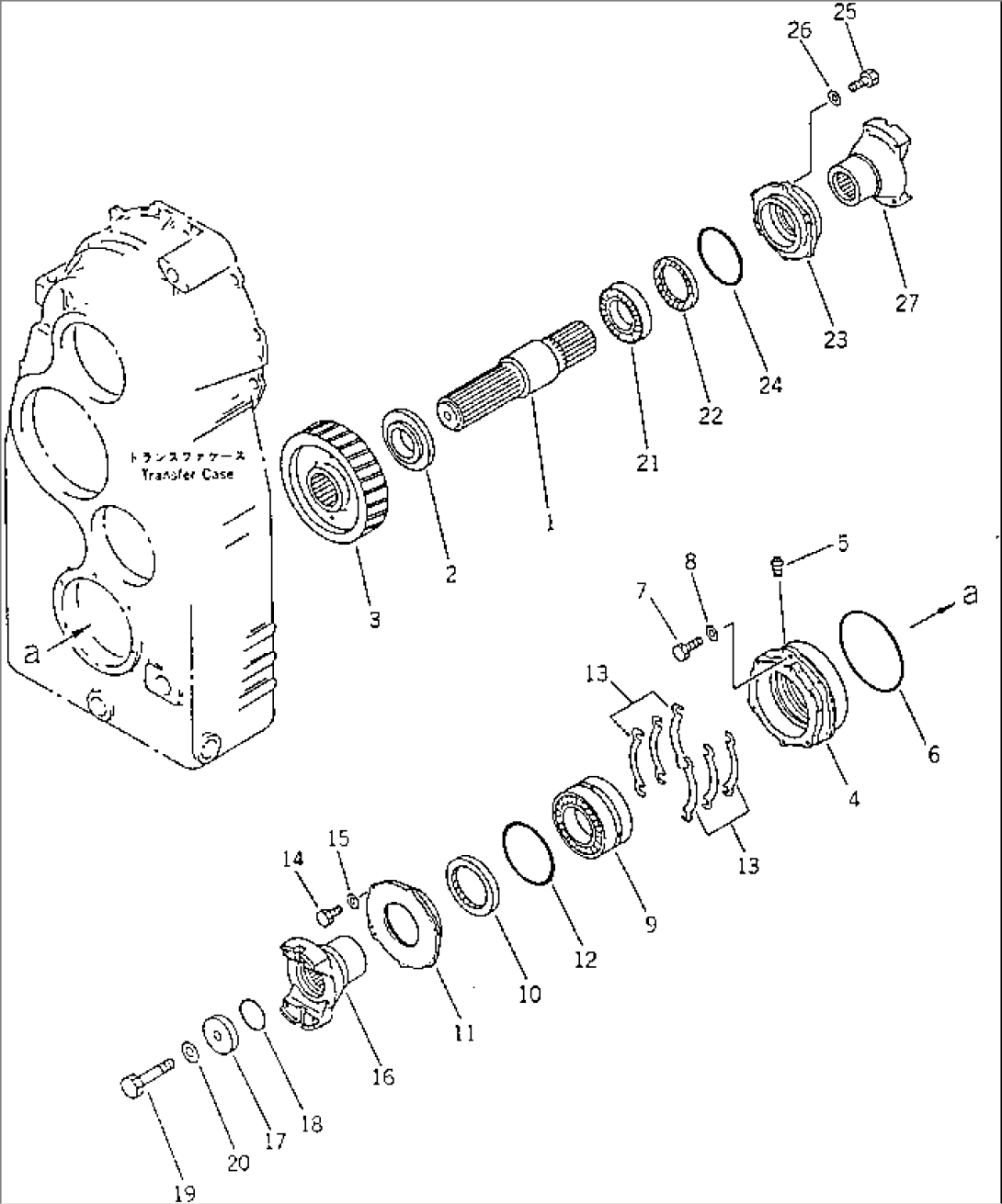 TRANSMISSION (OUTPUT SHAFT) (1/2)