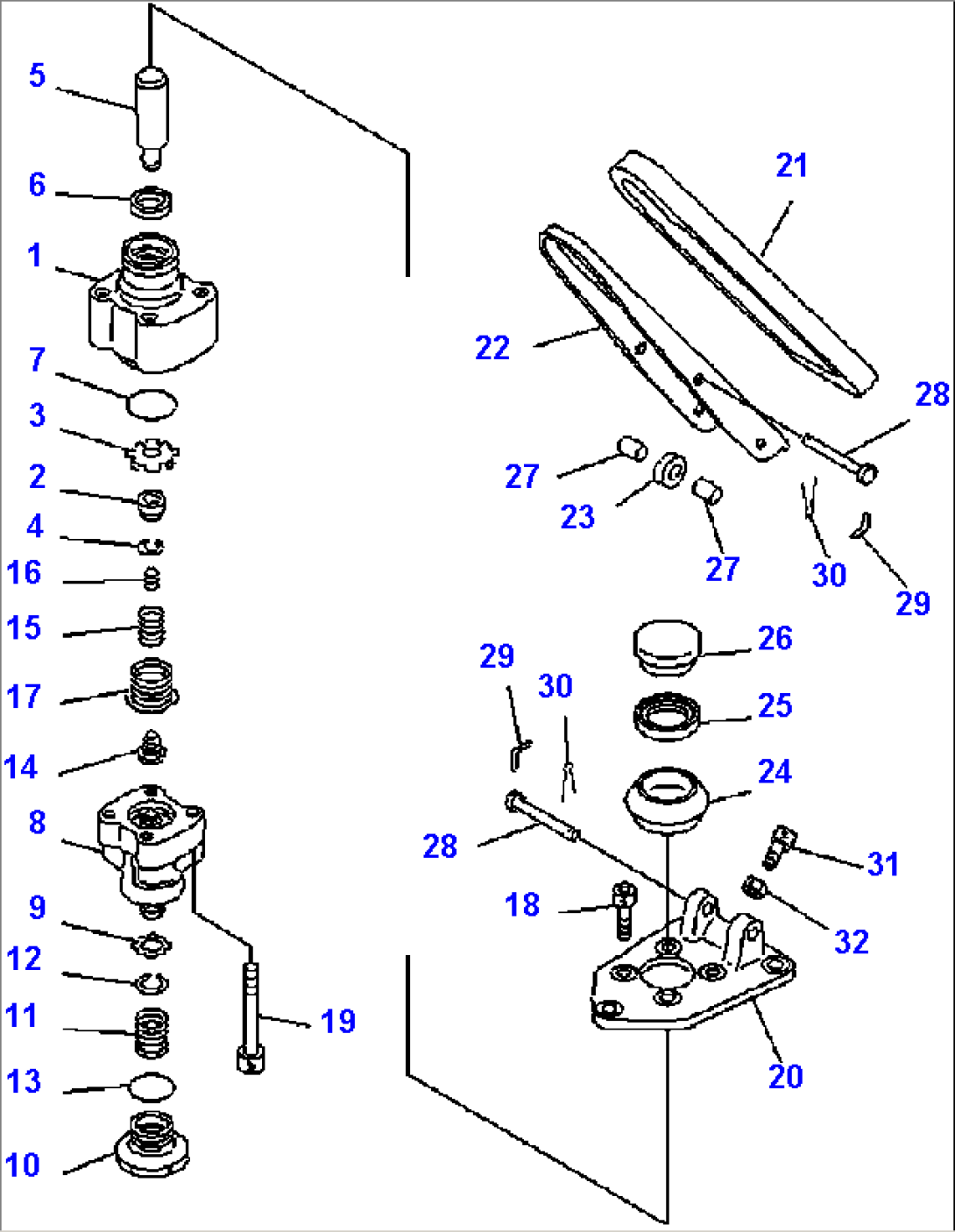 K4470-10A1 BRAKE PIPING SINGLE VALVE (S/N A50026- )