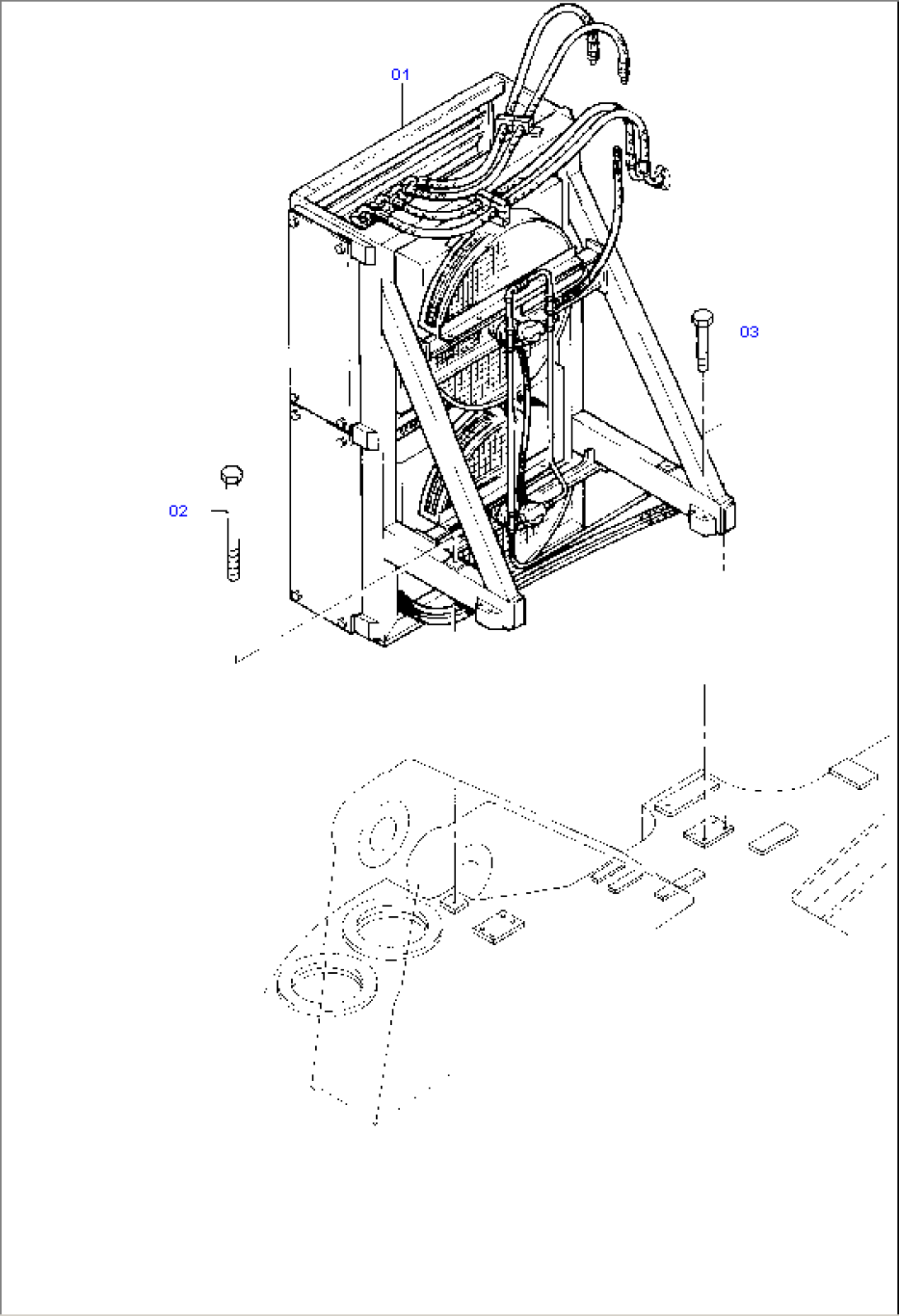 Oil Cooler System, Mountings