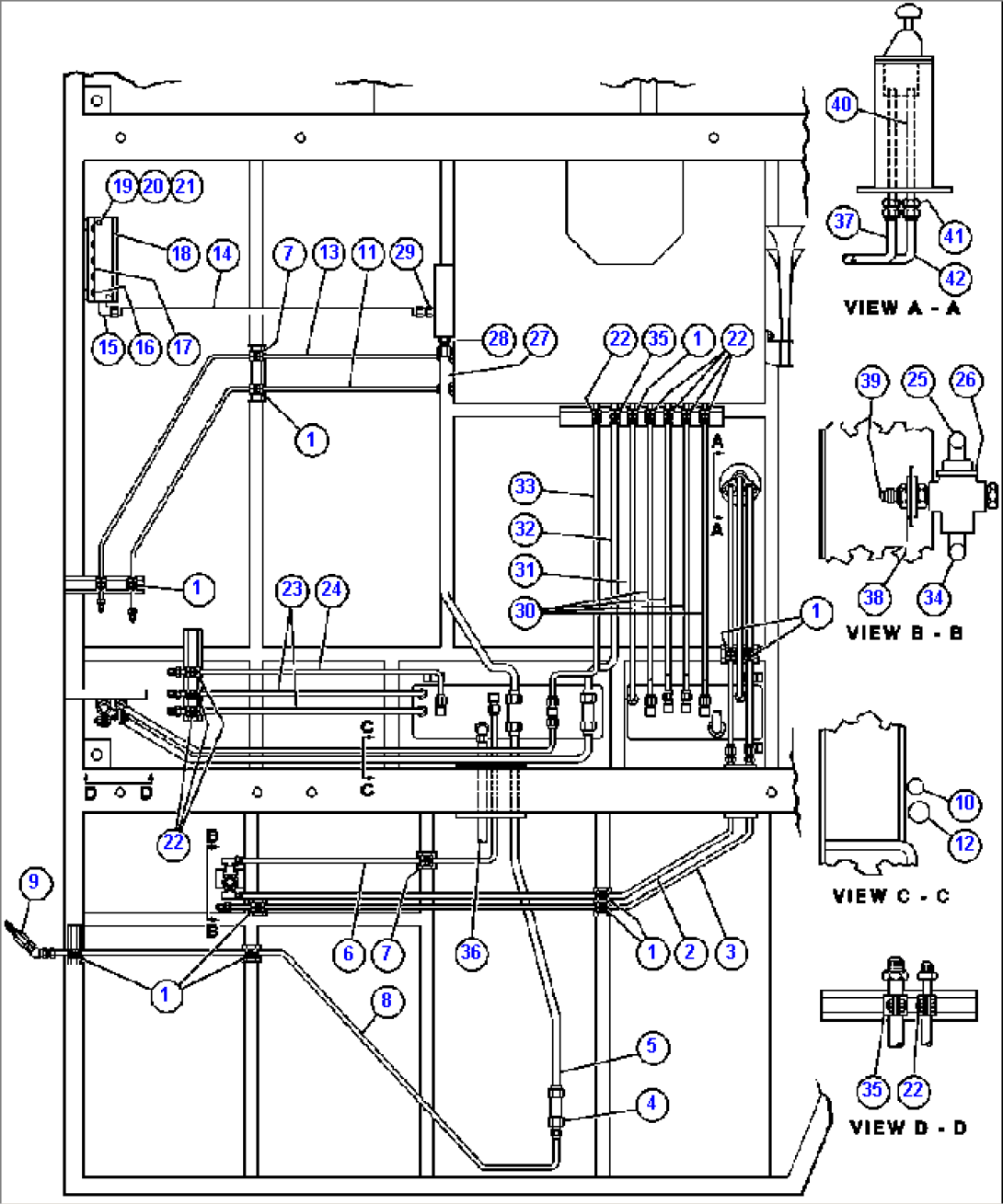 UNDER CAB PIPING