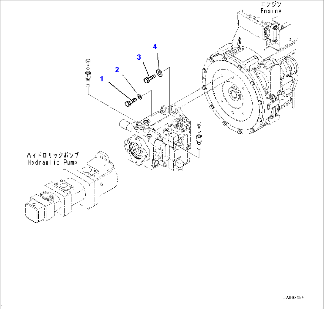 Hydrostatic Transmission (HST) Pump And Motor Pump Mounts (#C10001-)