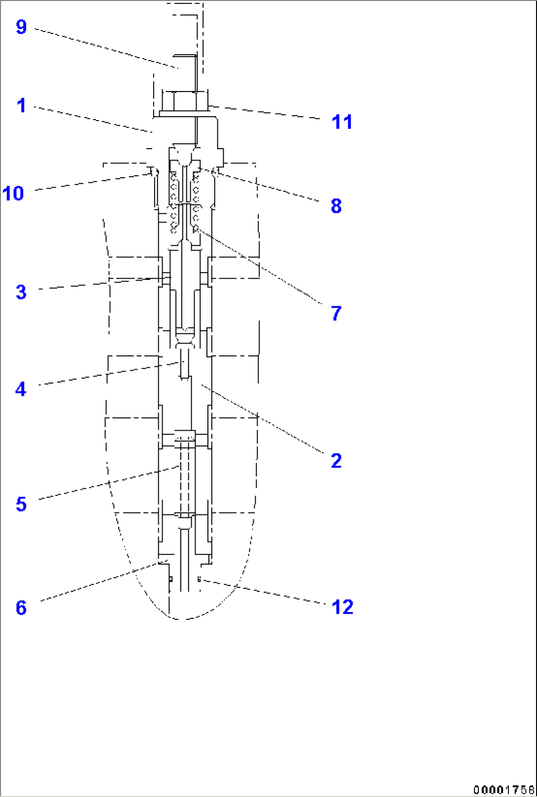 HYDROSTATIC TRANSMISSION (HST) (INNER PARTS) (PUMP) (8/14)