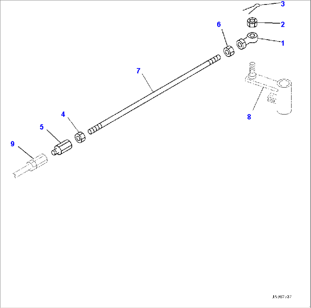 Steering Control Related Parts, Rod (#90023-)