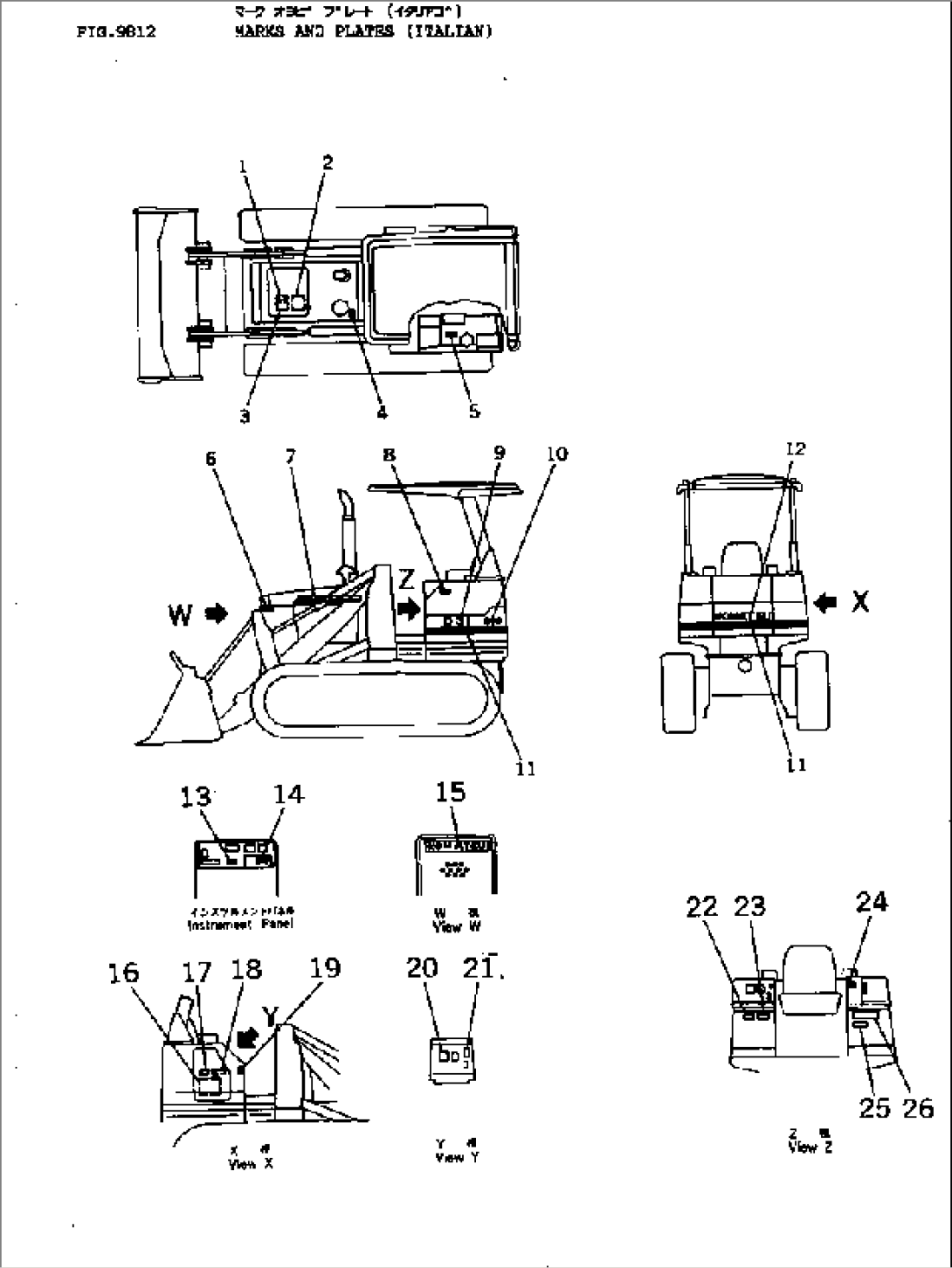 MARKS AND PLATES (ITALIAN)