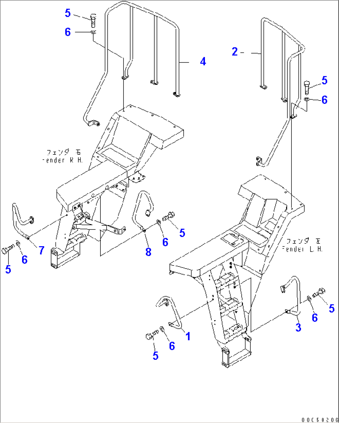 HAND RAIL(#85001-)