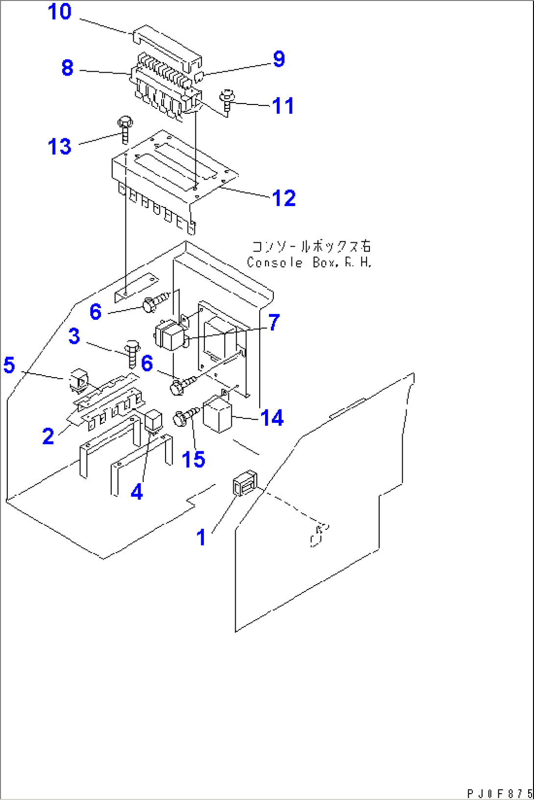 FLOOR (FLOOR HARNESS) (FUSE AND RELAY)(#64225-)