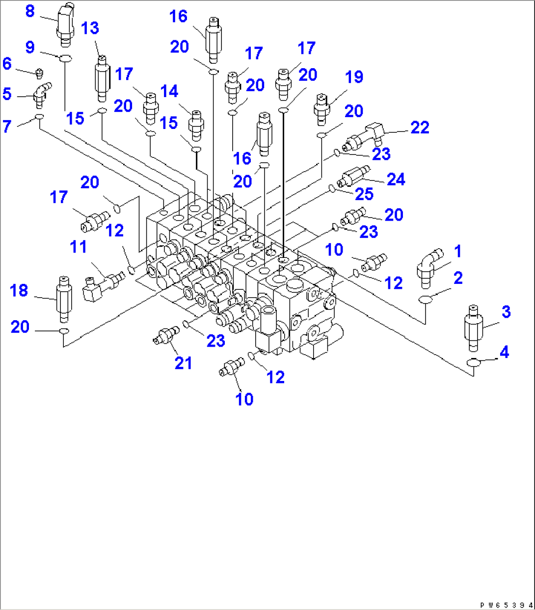 MAIN VALVE AND RERATED PARTS(#10951-)