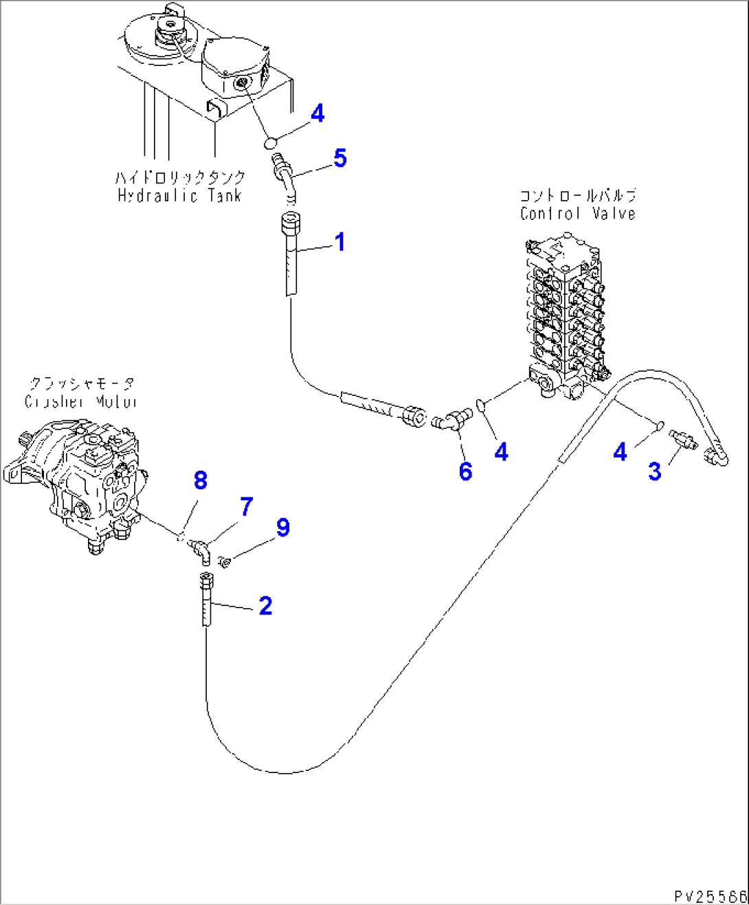 RETURN LINE (BR100J¤JG-1)(#1101-)