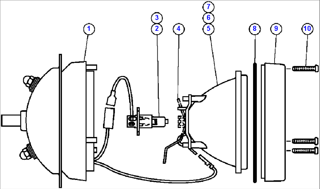 LIGHT ASSEMBLY (SUPER HALOGEN)