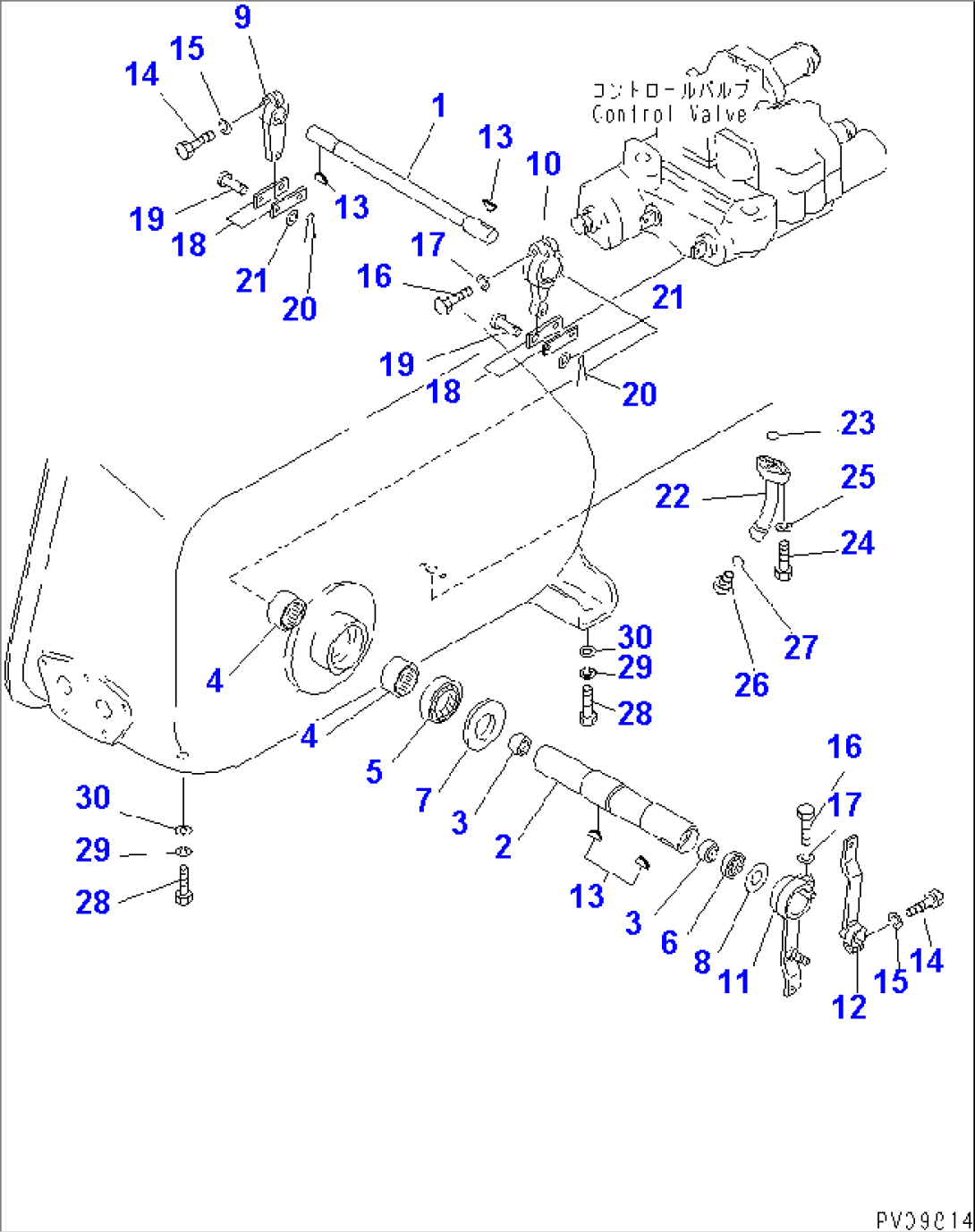 HYDRAULIC TANK AND CONTROL VALVE (2/4)