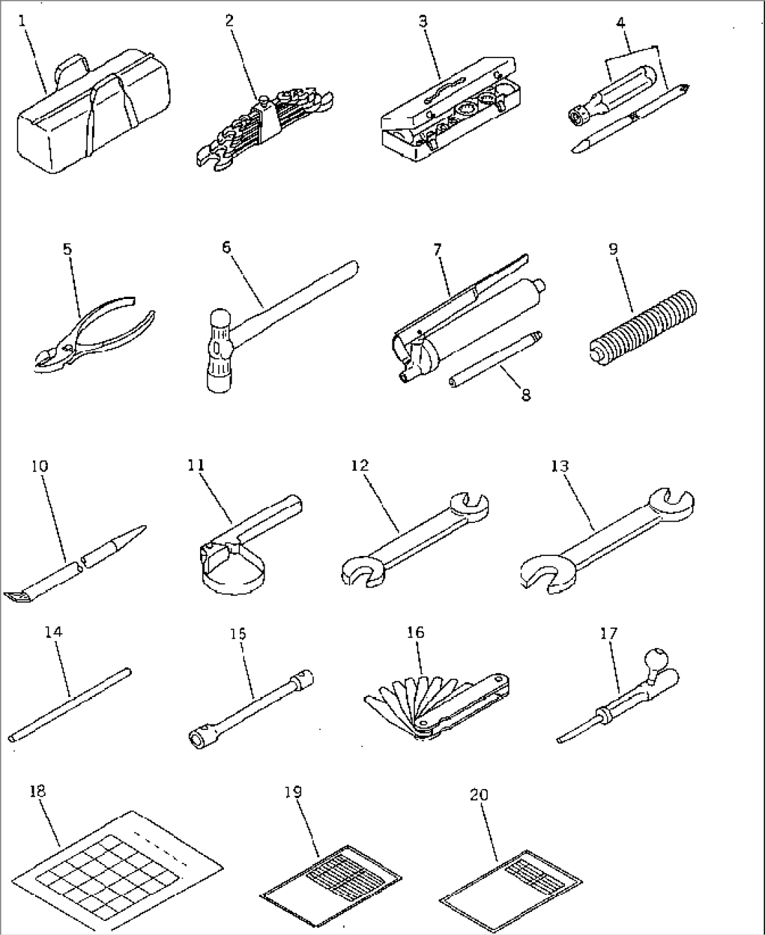 TOOL (LESS OVERALL AND CAP) (WITHOUT OLSS)(#1890-2252)