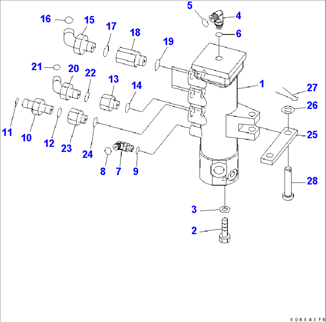 SWIVEL JOINT (MOUNT AND ELBOW) (WITH BLADE)