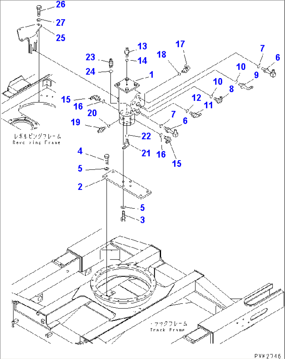 SWIVEL JOINT (MOUNTING PARTS)(#1061-1219)