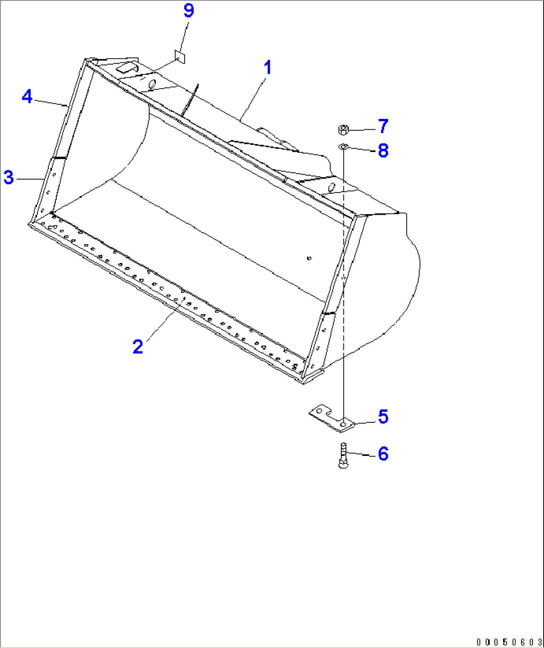 BUCKET (4.3M3) (WITH B.O.C. 4.6M3)