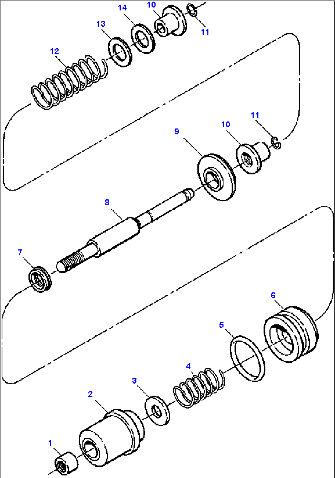 FIG. H0120-04A0 BLADE PILOT VALVE - FEEL PLUNGER CAPSULE