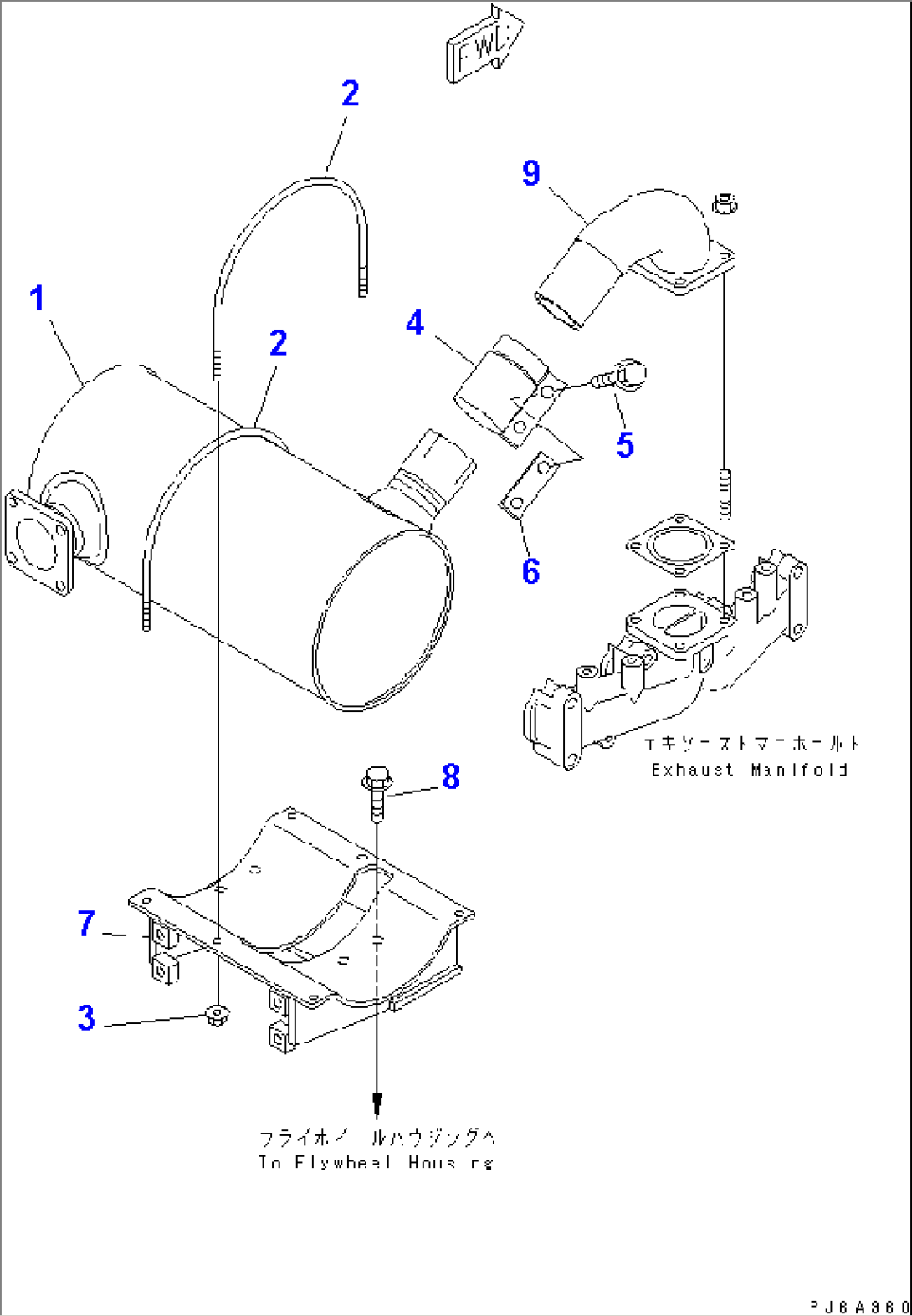MUFFLER (SIDE EXHAUST TYPE)(#26258280-)