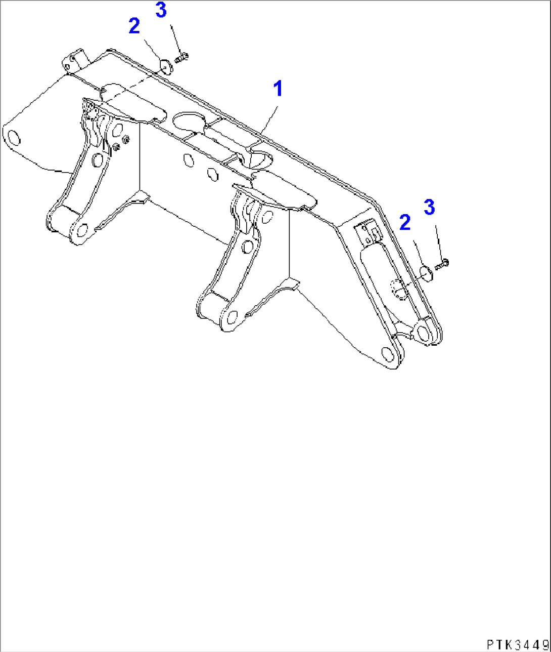 REAR FRAME (FOR REAR OUTRIGGER OR FOUR OUTRIGGER)