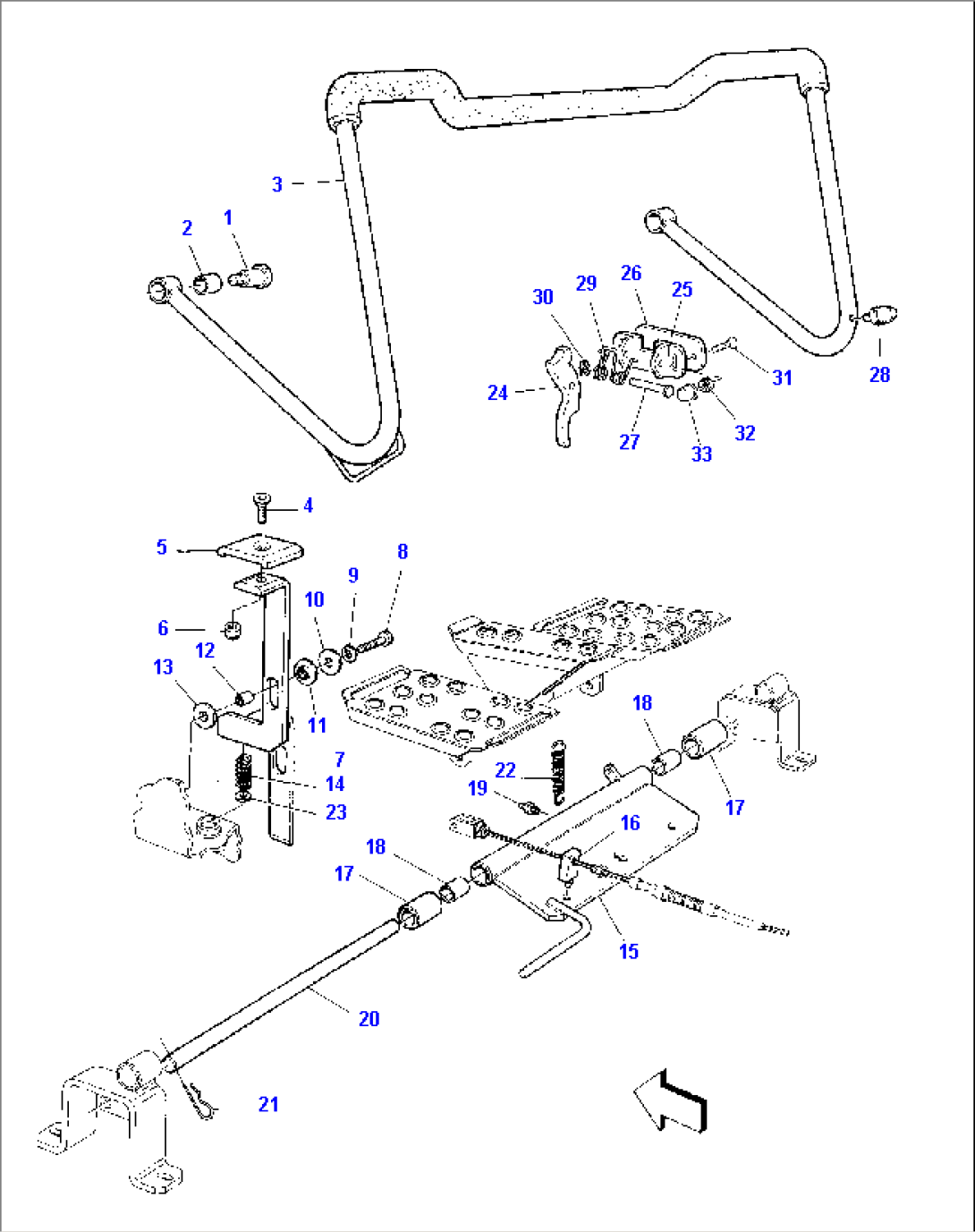 PEDALS LOCKING