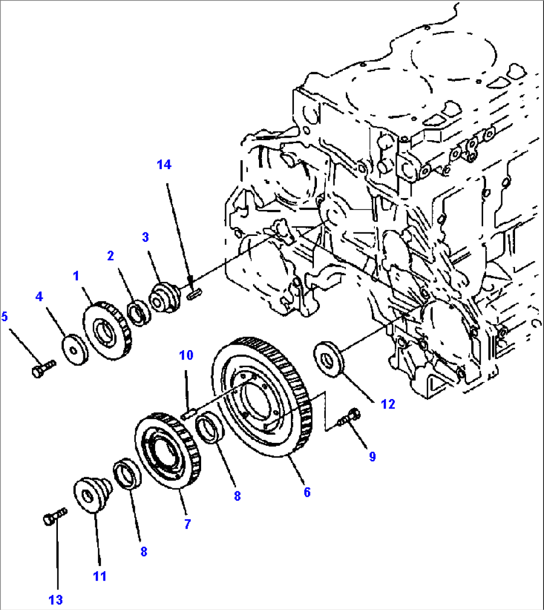 FIG. A2050-A3A4 IDLER GEAR