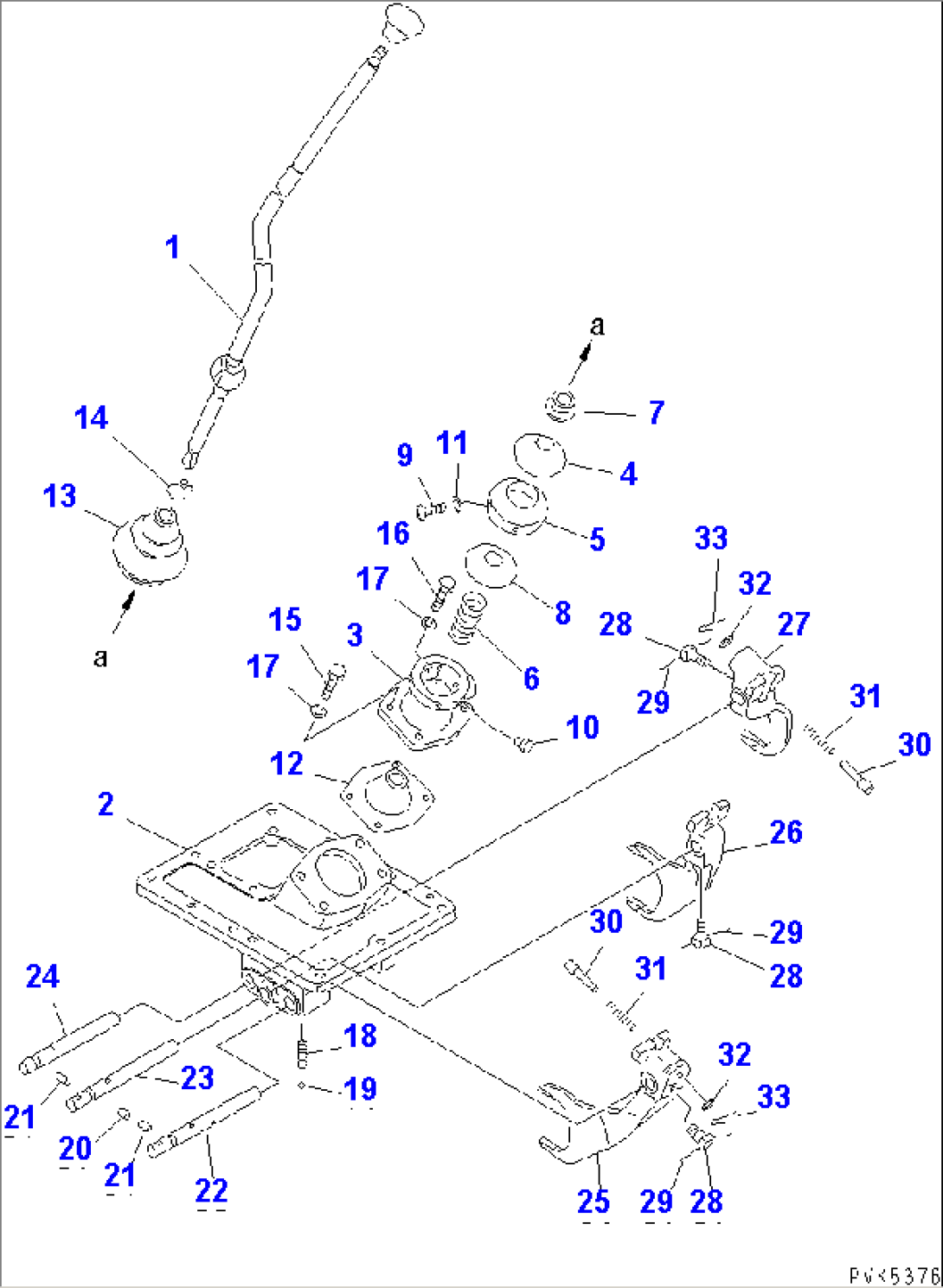 TRANSMISSION (FOR FORESTY) (SHIFT LEVER)