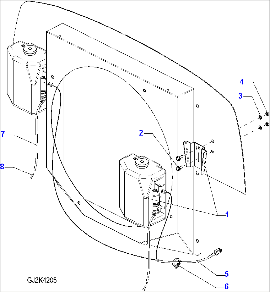 WINDSHIELD WIPER-WASHER SYSTEM