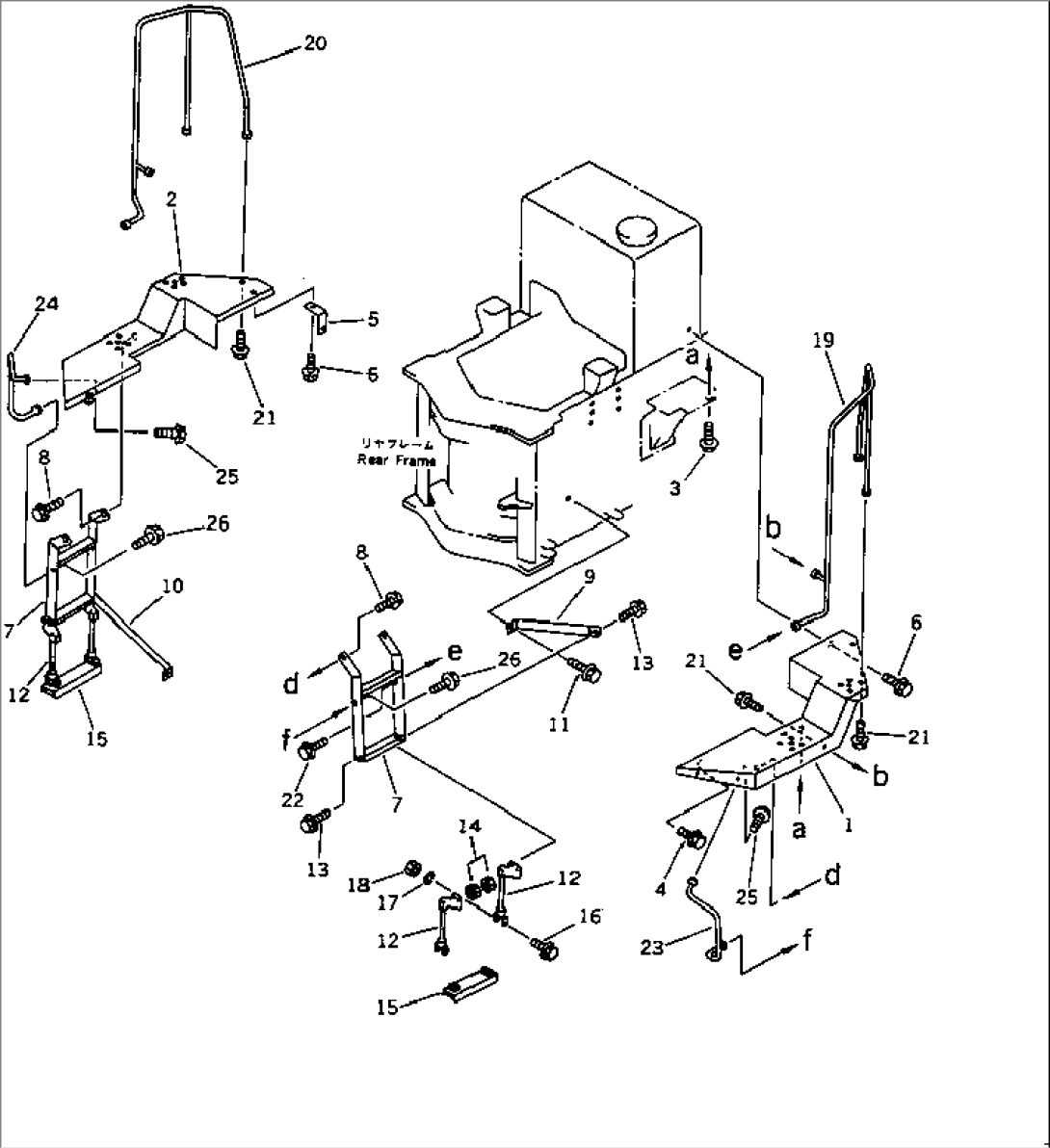 FENDER AND LADDER (WITH CAB)(#20001-)