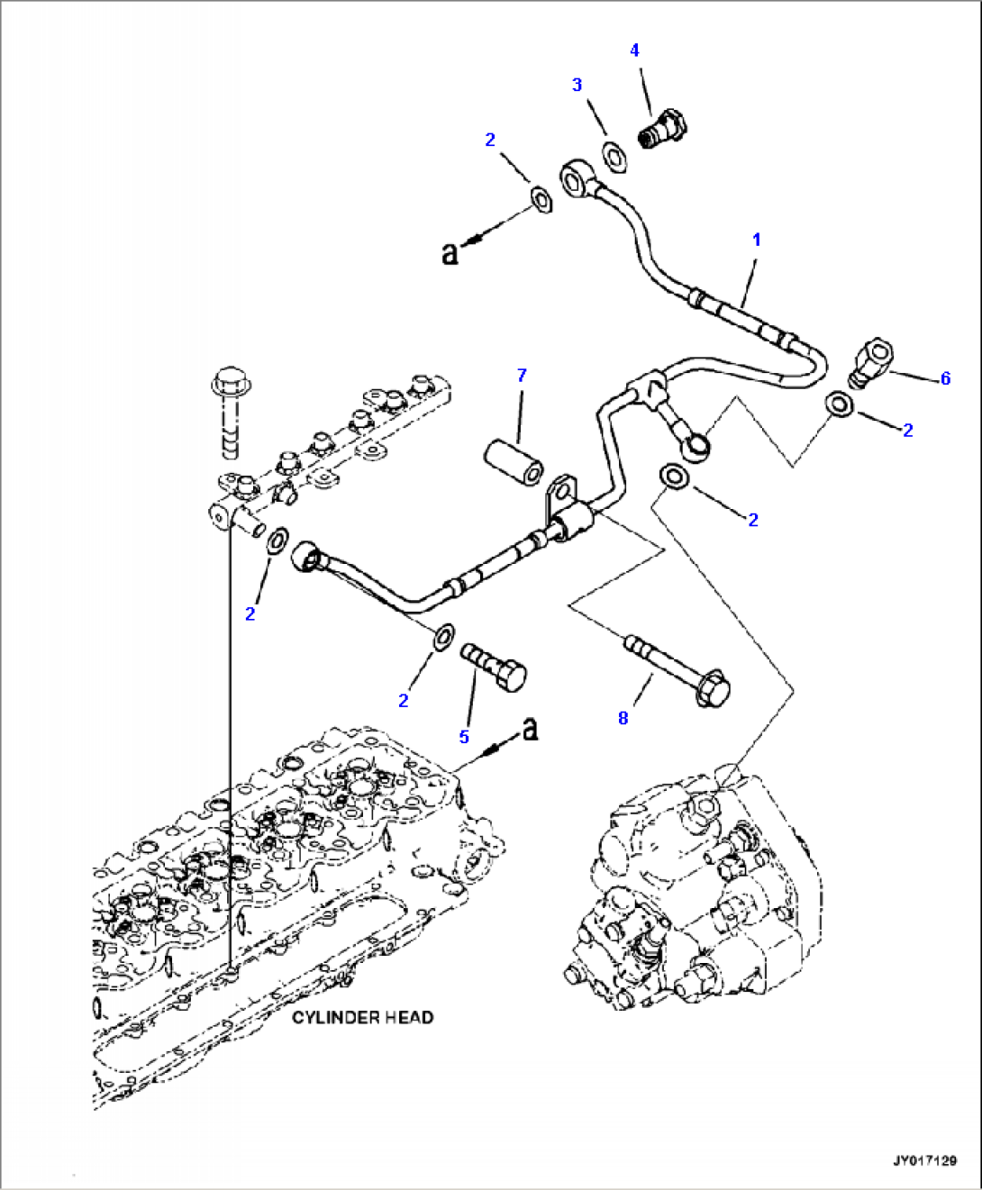 AFD00-001001 FUEL DRAIN PIPING
